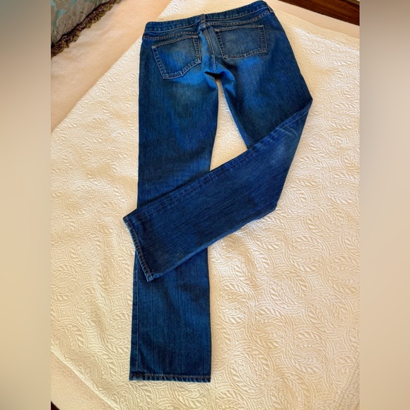 J. Crew Dark Blue Straight Leg Jeans - Picture 2 of 7